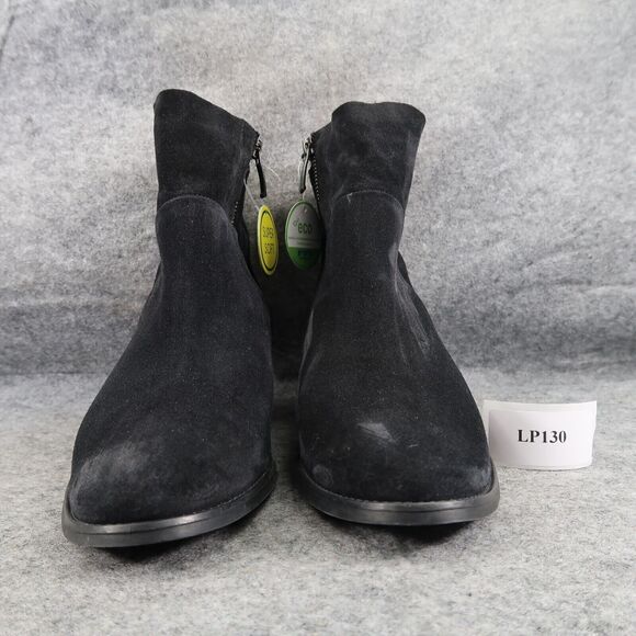 Paul Green Shoe Women 8.5 Bootie Classic Fashion Block Heel Leather Nicole Black - Picture 3 of 16